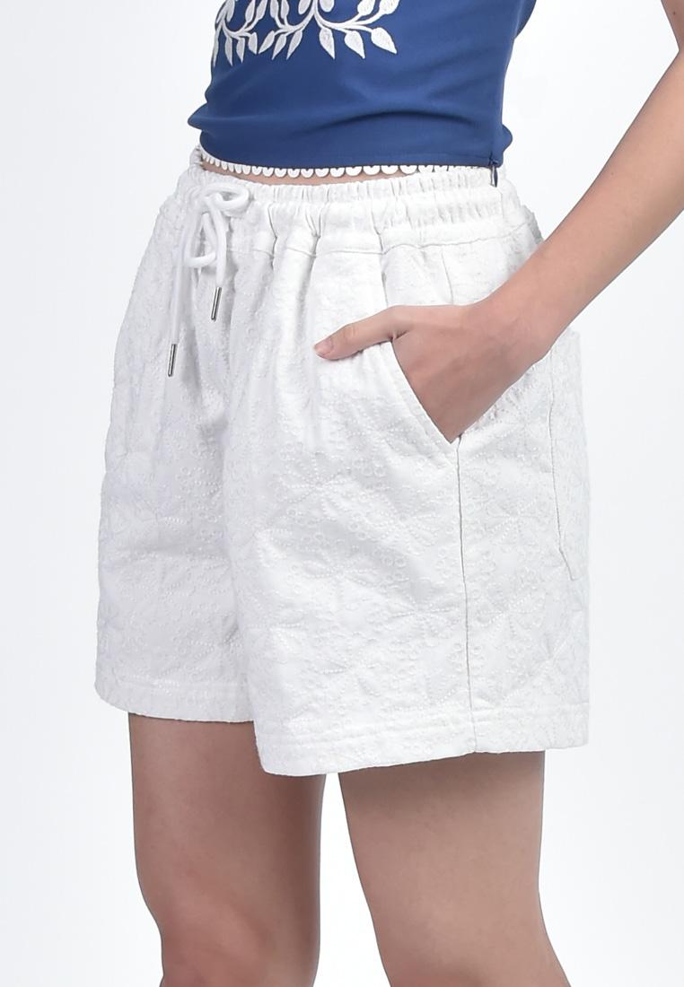 Women's Woven Embroided Shorts
