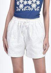 Women's Woven Embroided Shorts