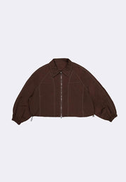 Women's Collared Zip Up Jacket