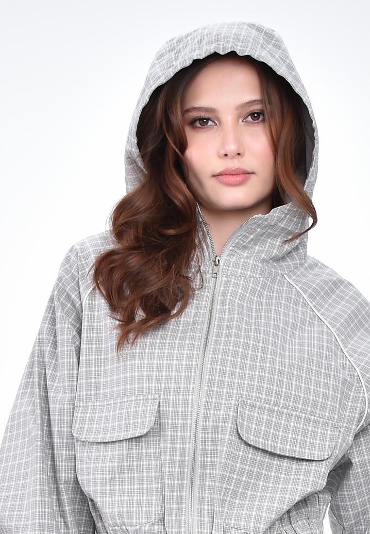 Women's Plaid Collar Jacket