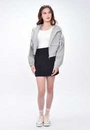 Women's Plaid Collar Jacket