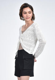 Women's Crochet Lace Top
