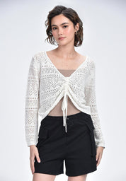 Women's Crochet Lace Top