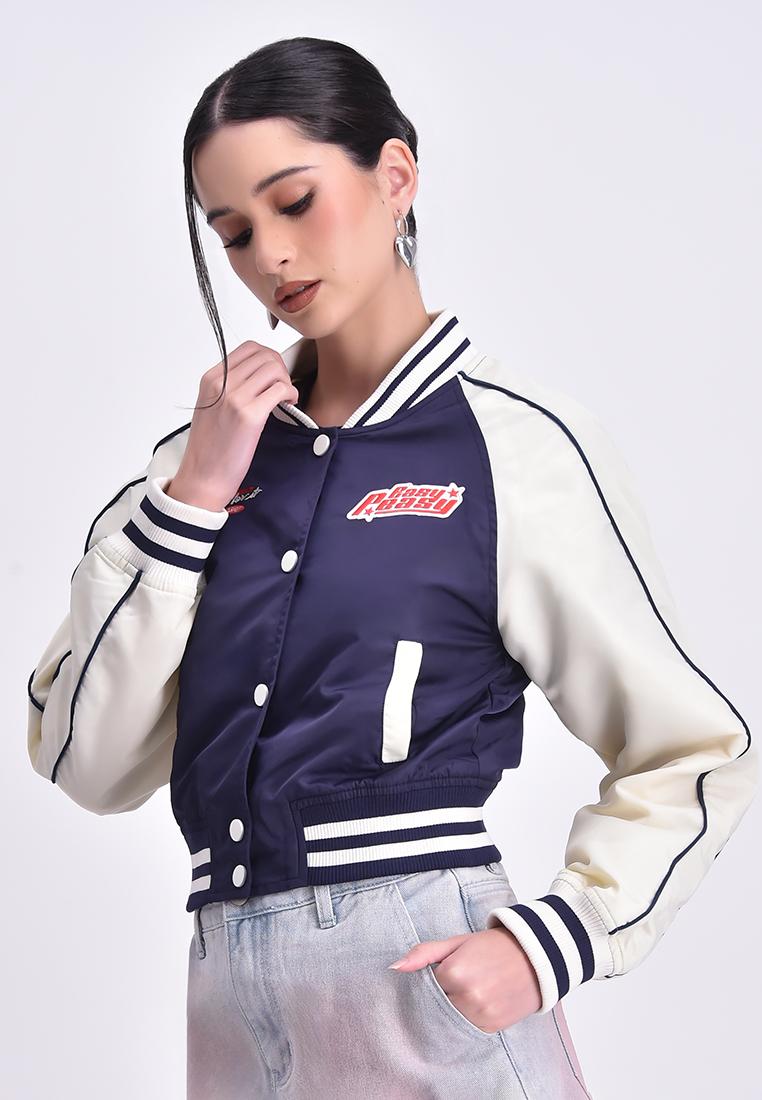 Women's Dual-Tone Varsity Jacket