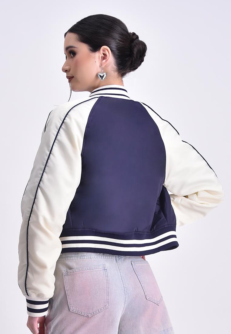 Women's Dual-Tone Varsity Jacket