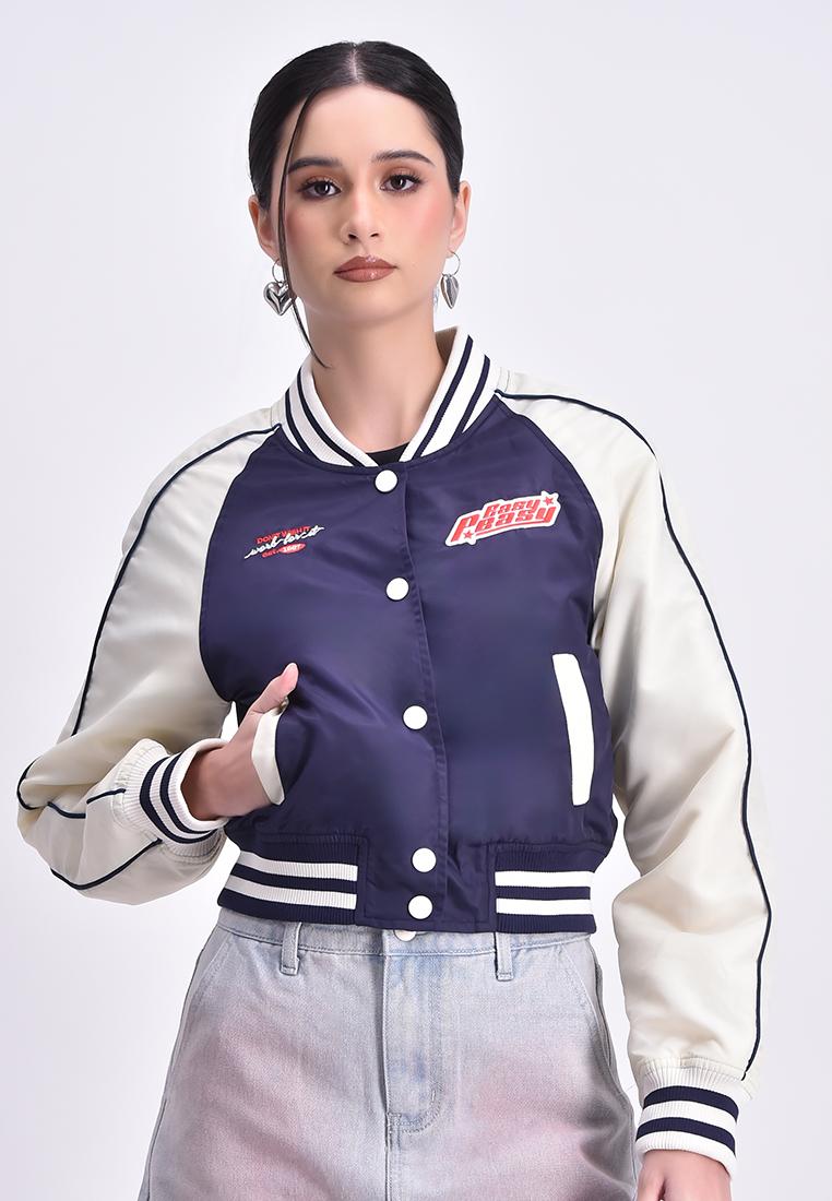 Women's Dual-Tone Varsity Jacket