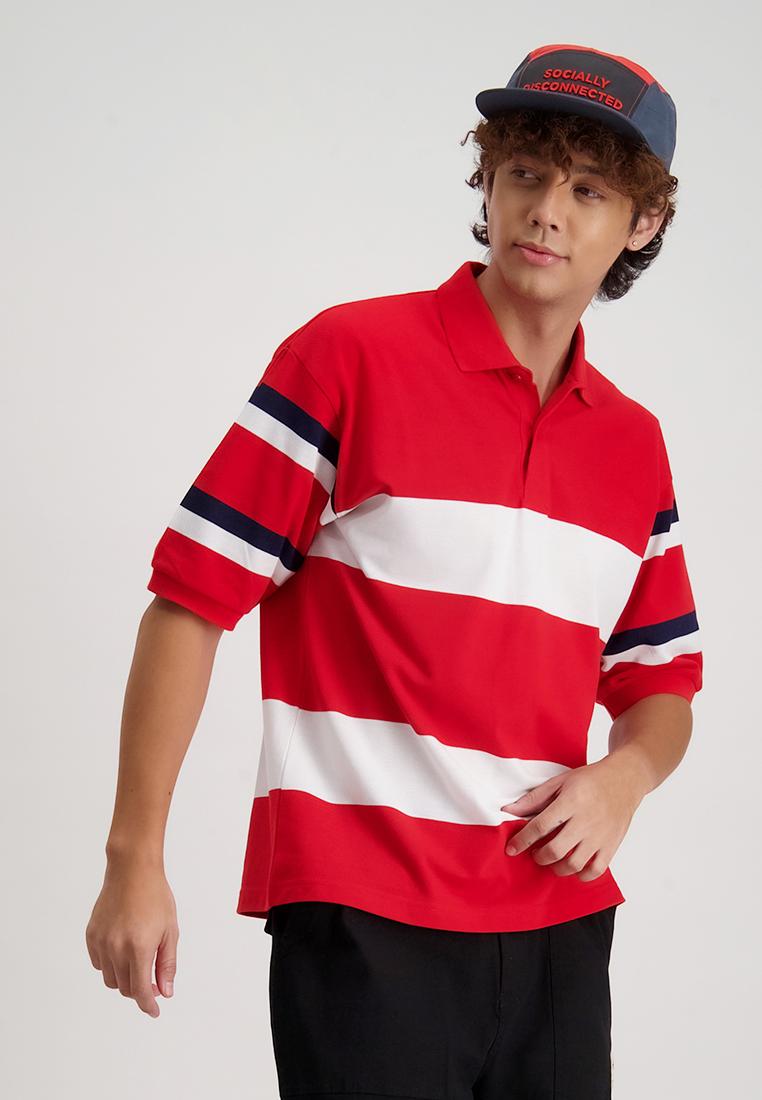 Men s Striped Polo Shirt