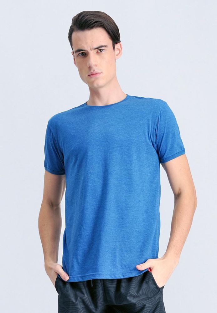 Plain blue crew neck online