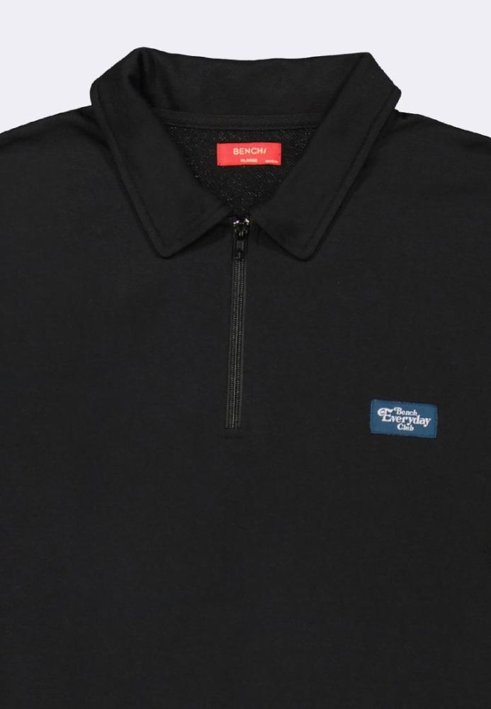 Half zip collared sweatshirt outlet
