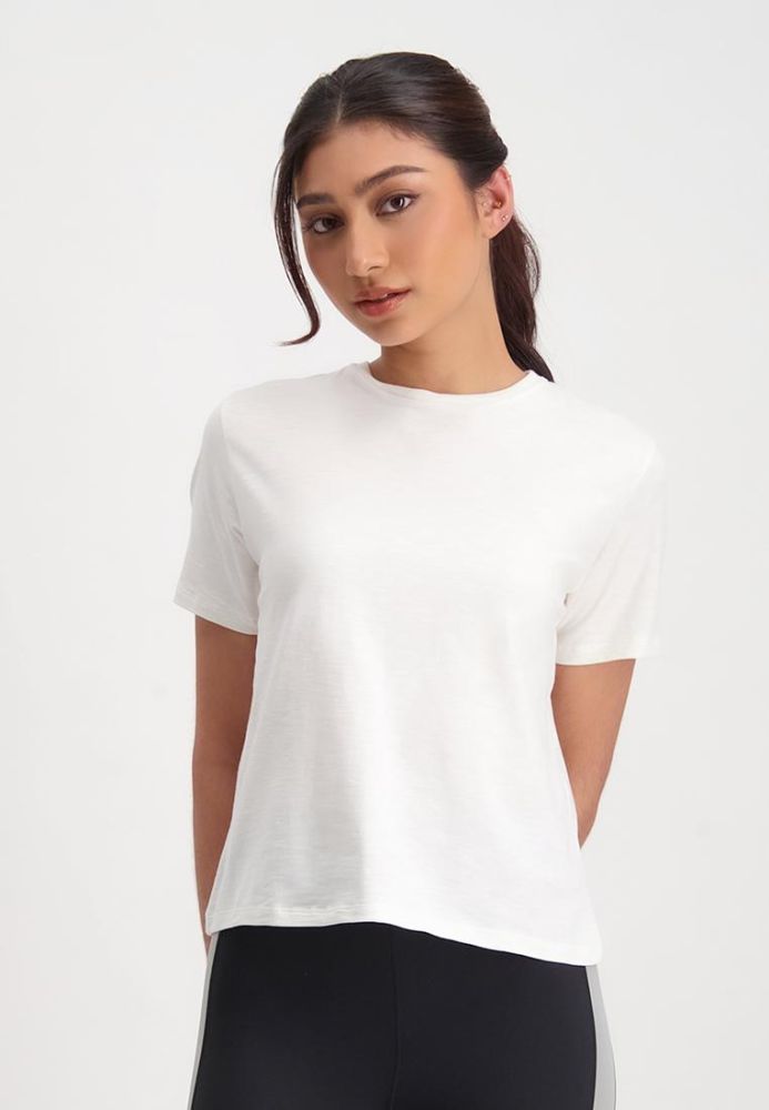 Boxy crew neck tee 2025