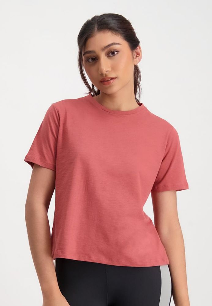 Bench Online Women s Boxy Crew Neck T Shirt