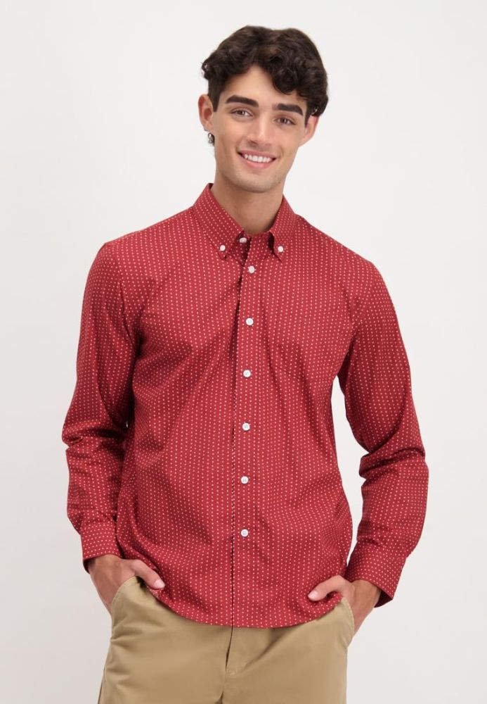 Bench Online Men s Long Sleeve Button Down Polo