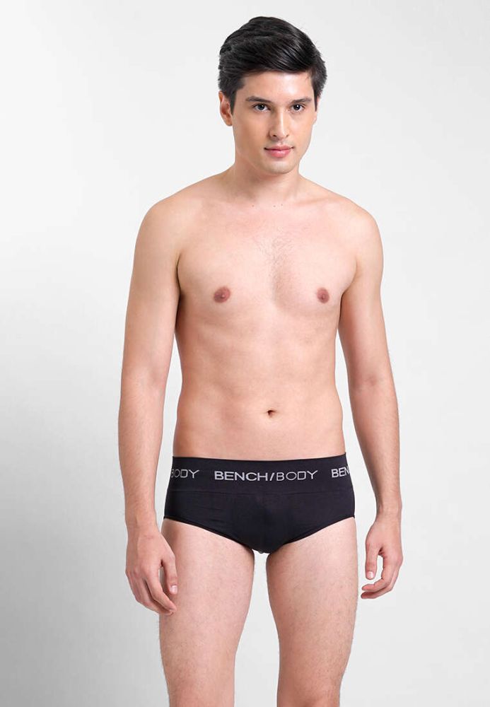 Nologo Solid French Blue Briefs, NLHCB-126