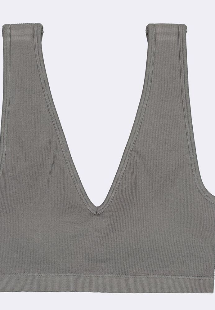 Ladies Seamless Sports Bra Running Yoga Crop top Exercise Gym Fitness  Sports Bra high Seismic Underwear Vest Vest (Color : Gray, Size : Large)  (Color Name : Gray, Size : Small) 