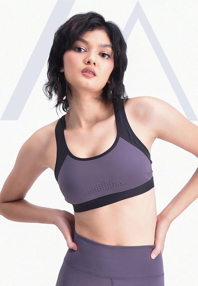 Bench Body Active Sports Bra (Grey and Black)