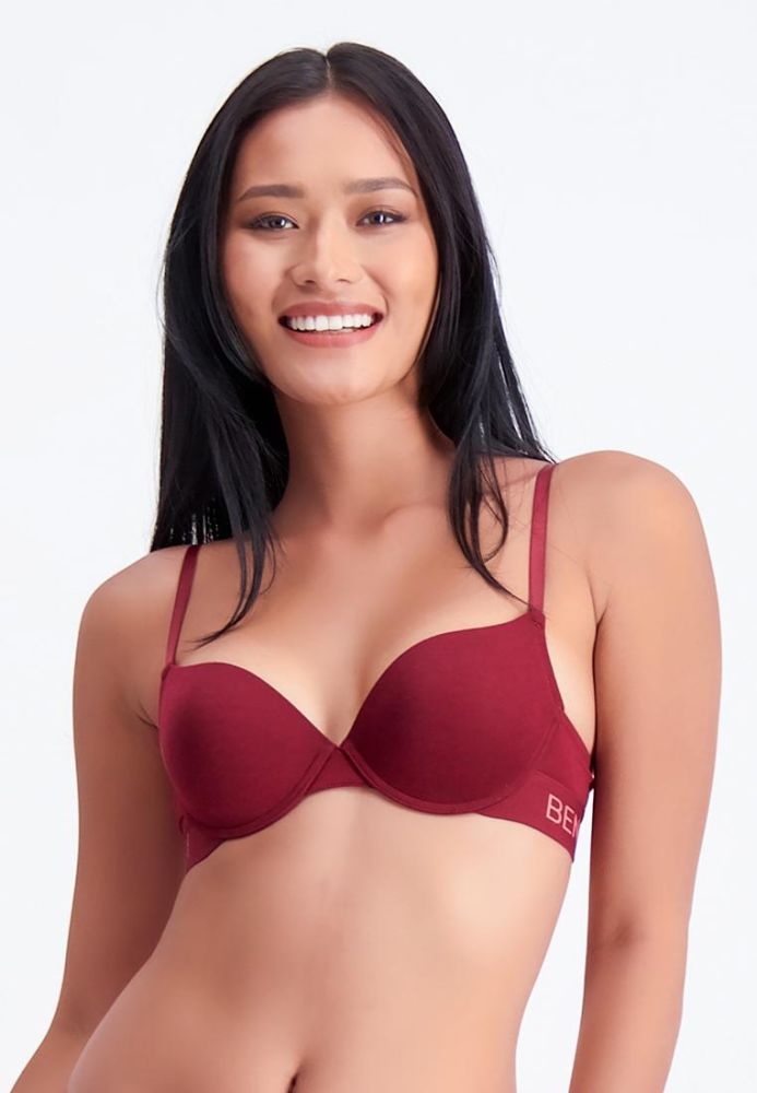 Better Made Envi Women's Padded Push-Up Bra with Soft Jacquard Elastic and  Adjustable Straps