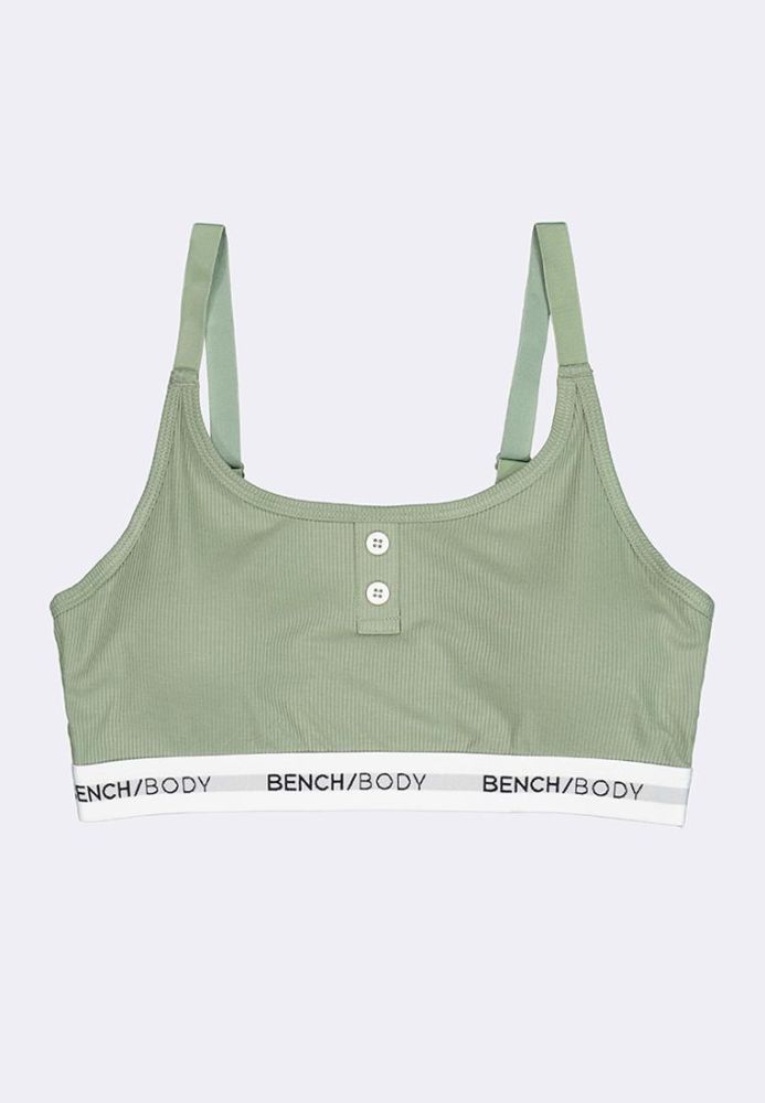 Bench Online  Women's Odor Control Ribbed Sports Bra with Light Support