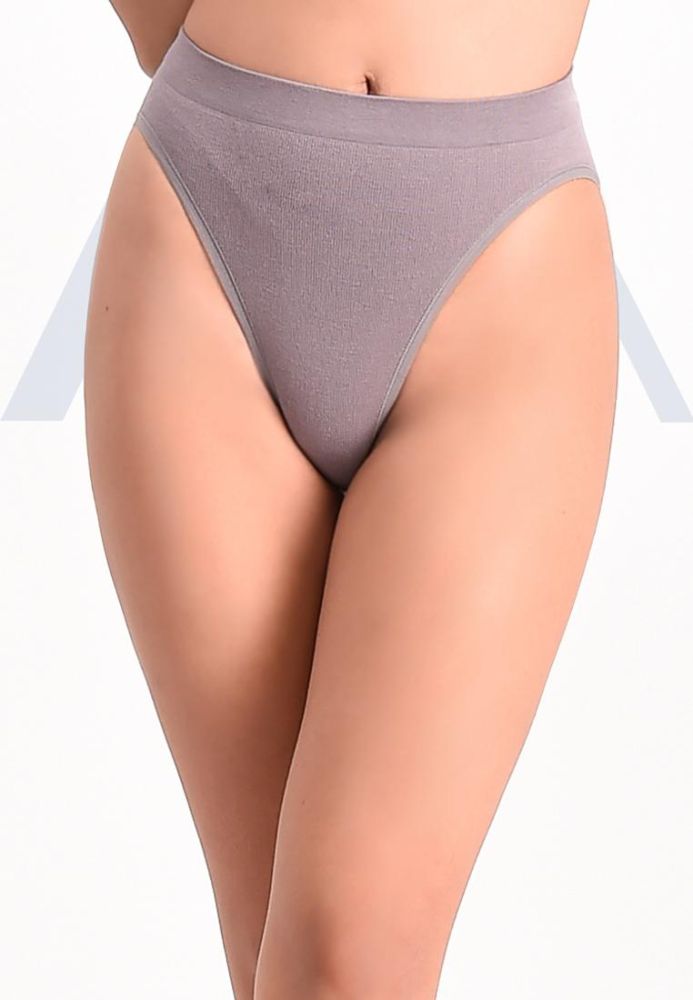 Women's Seamless Hi Leg Bikini Panty
