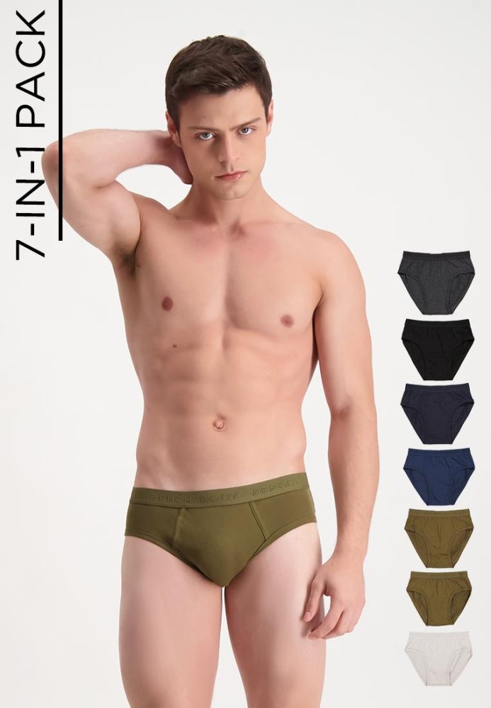 Men's 7-in-1 Pack Hipster Brief