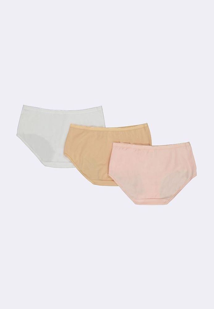6621 teen panties for girls (2 item) 006-beige-beige-plaid buy at