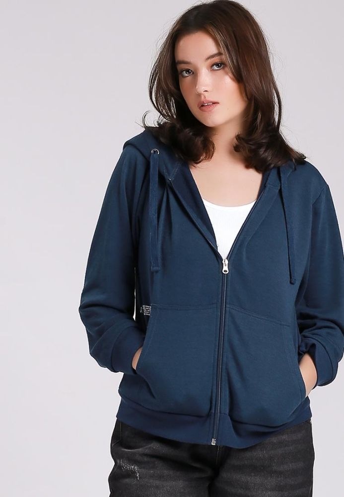 Women Dark Grey Fur Front Button Hooded Jacket-atpcosmetics.com.vn