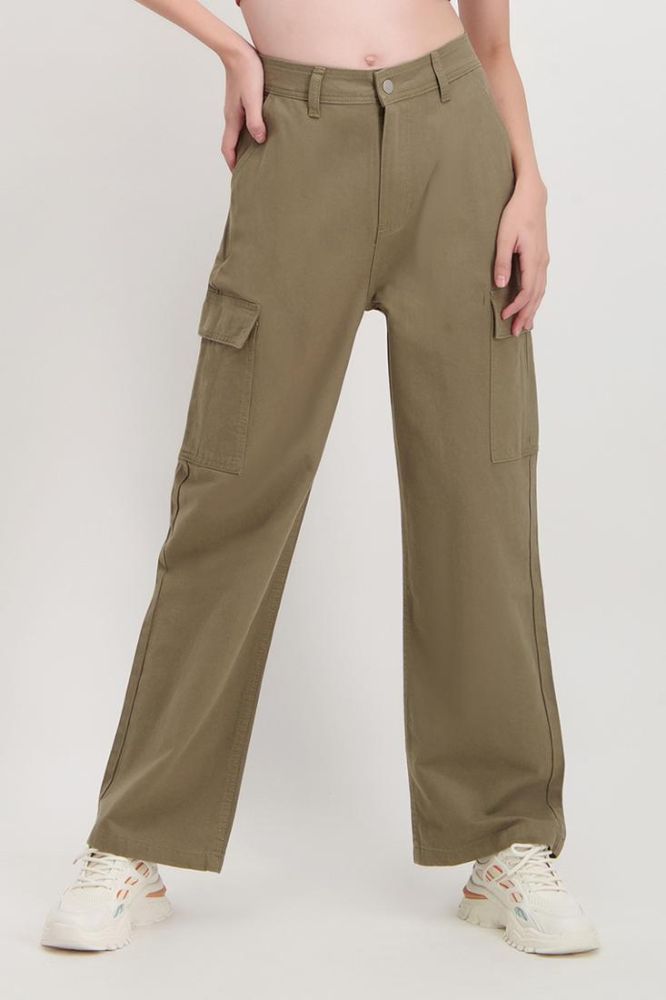 White washed ribbed trousers – He Official Ltd