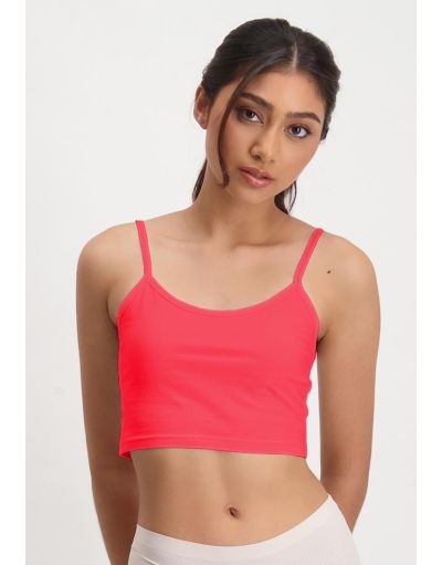 Women's Seamless Ribbed Cropped Top