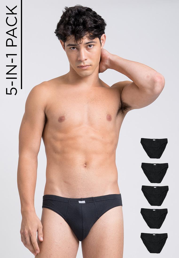 Bench Online Men s 5 in 1 Pack Bikini Brief