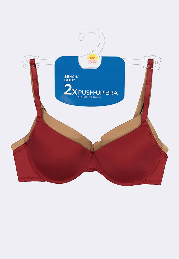 Bench Online Women s 2 in 1 Pack Push Up Bra