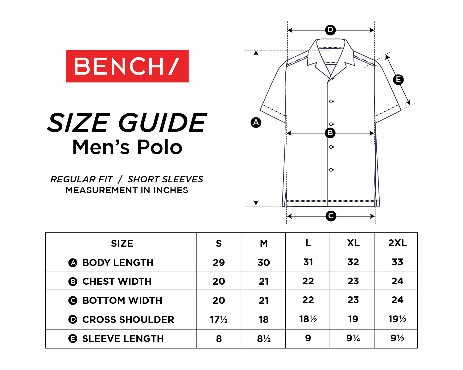 Metal linje Sober Swipe Bench Online | Bench Everyday Men's Oversized Polo Shirt | BENCH/ Online  Store