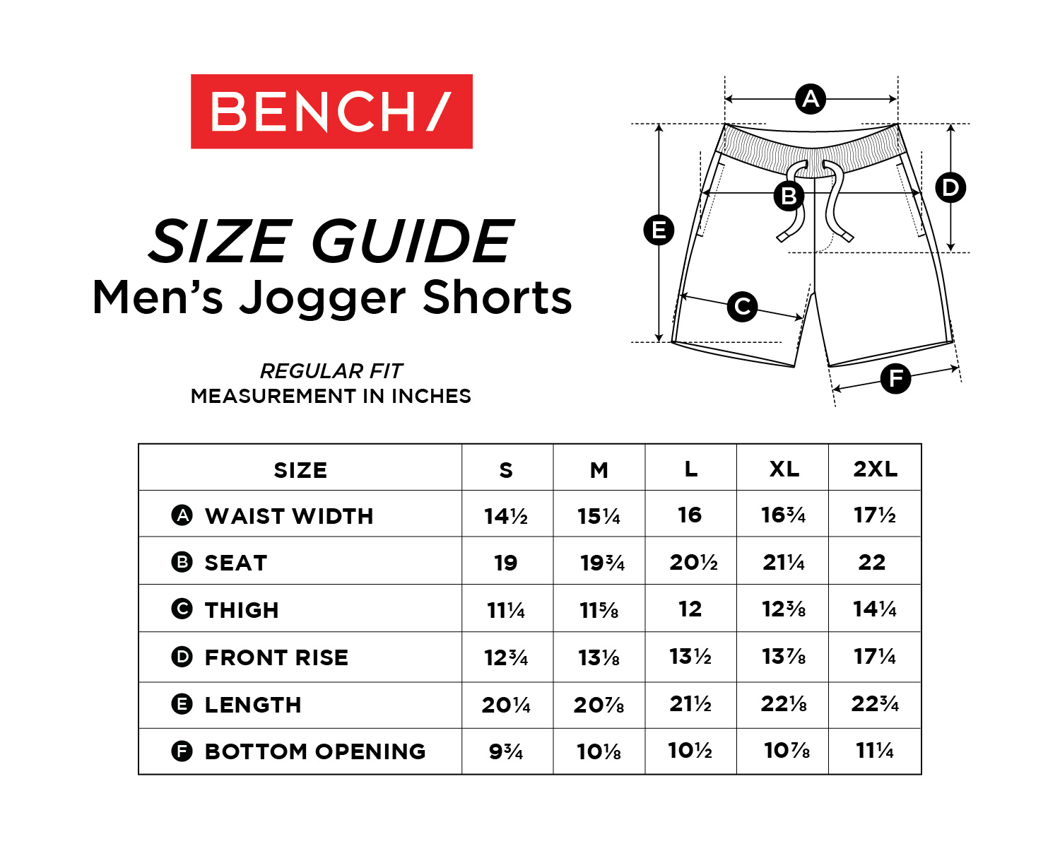 Bench Online | Men's Active Jogging Shorts | BENCH/ Online Store