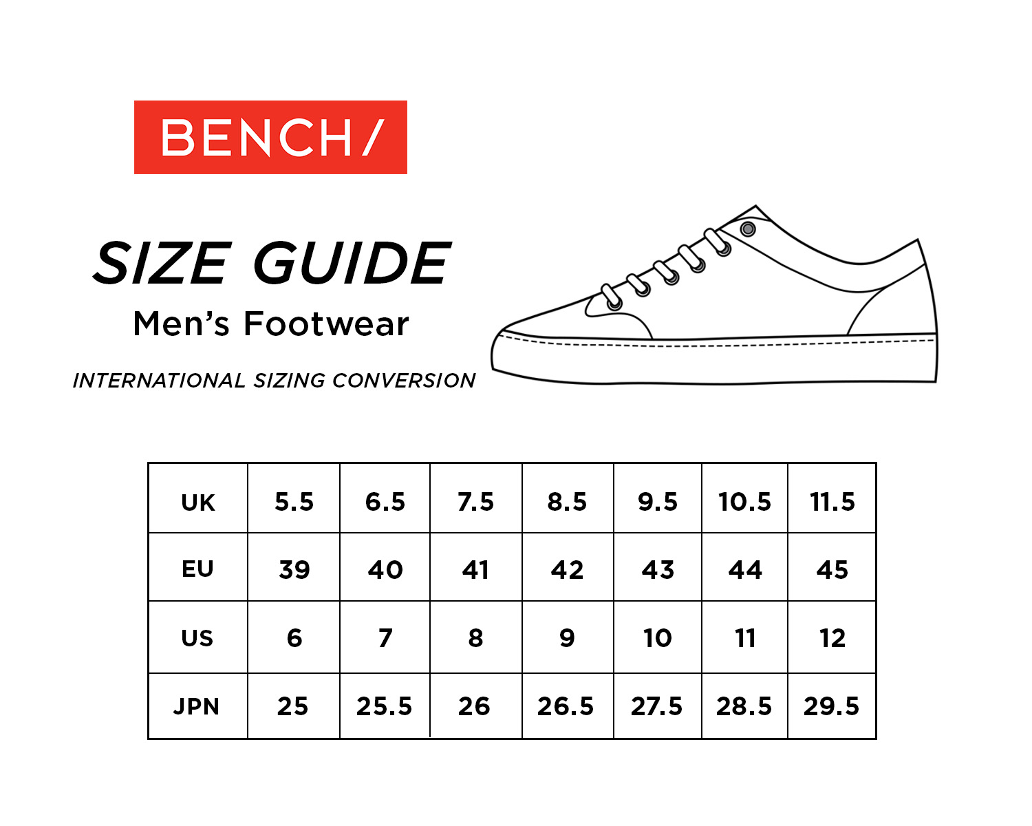 Bench Online | Men's Lace Up Sneakers