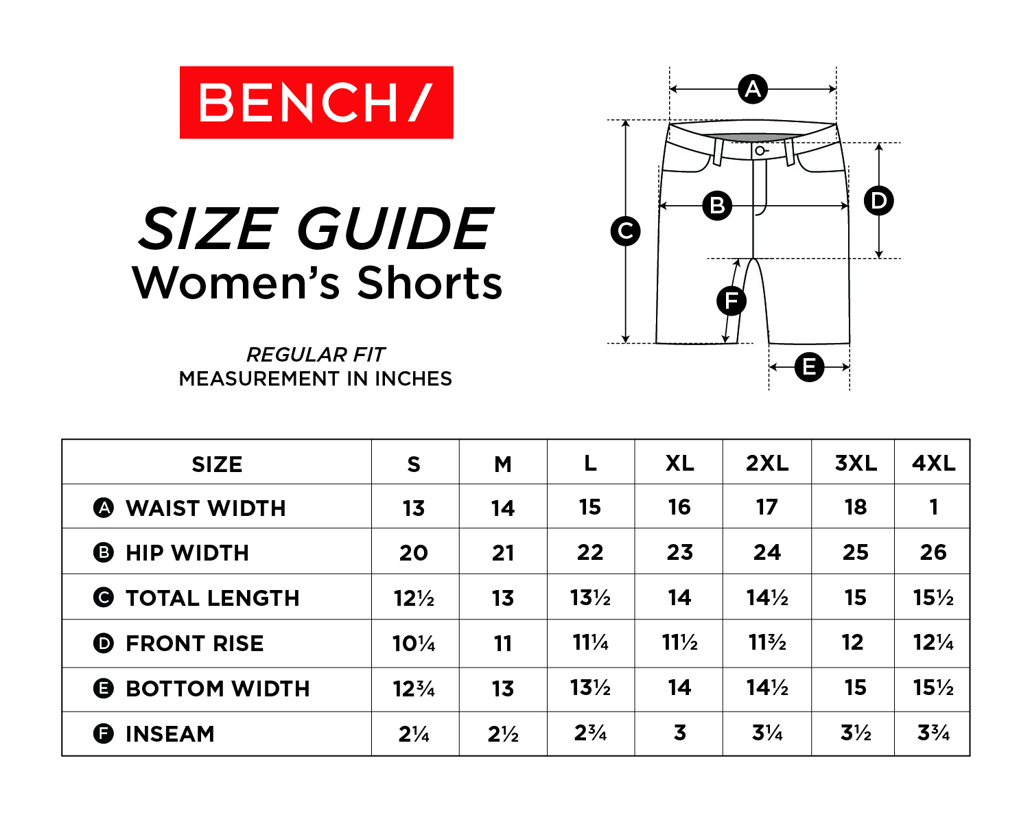 Bench Online | Women's Shorts
